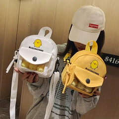 Cartoon Pattern Handbag Letter Graphic Zipper Mini Crossbody Bag