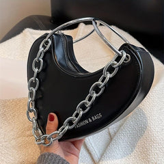Heart Shaped Crossbody Bag Gothic Style