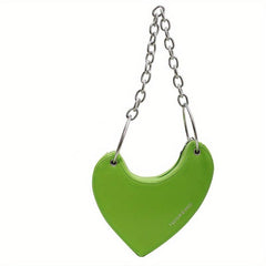 Heart Shaped Crossbody Bag Gothic Style