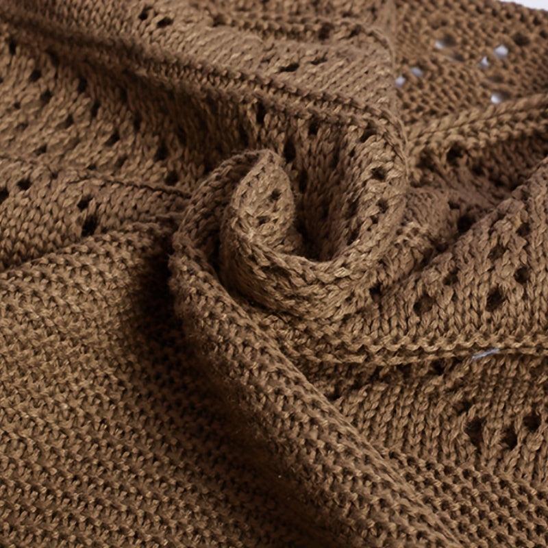 Minimalist Crochet Shoulder Bag Large Capacity Knitted Handbag