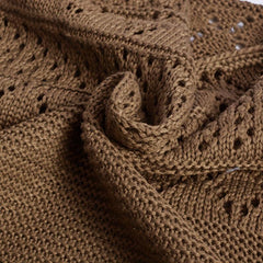 Minimalist Crochet Shoulder Bag Large Capacity Knitted Handbag