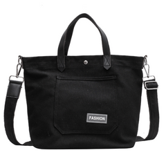 Minimalist Casual Tote Bag Solid All Match Shoulder School Bag