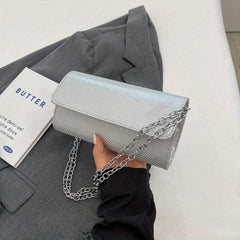 Sequins Shoulder Bag Chain Crossbody Bag Evening Purse For Wedding Party