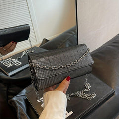 Sequins Shoulder Bag Chain Crossbody Bag Evening Purse For Wedding Party