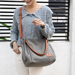 Large Capacity Canvas Tote Bag Lightweight Shoulder Bag