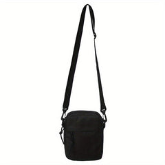 Sports Style Crossbody Phone Bag Solid Oxford Cloth Shoulder Bag