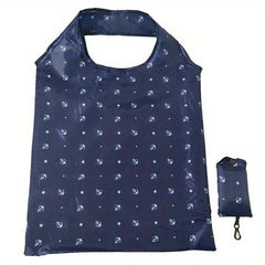 Print Nylon Tote Bag Foldable Large Capacity Shoulder Bag