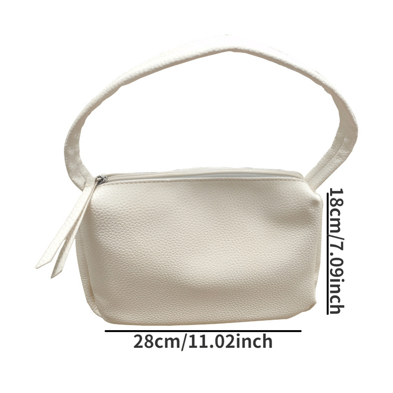 Minimalist Solid Shoulder Bag for Women