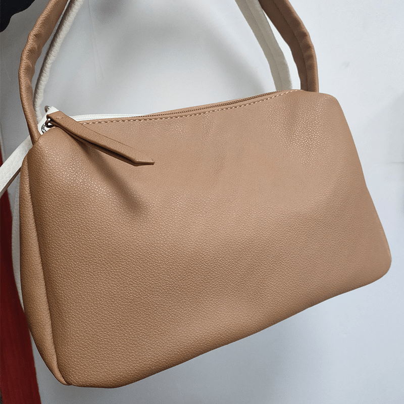 Minimalist Solid Shoulder Bag for Women