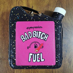Sequin Shoulder Bag Double Zipper Crossbody Bag