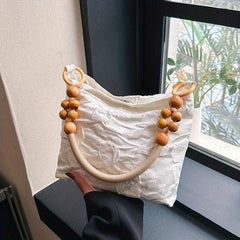 Vintage Flower Jacquard Hobo Bag Women's Handbag