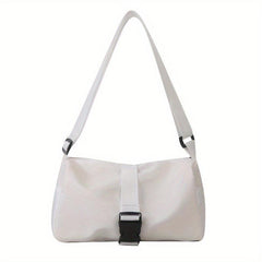 Minimalist Casual Shoulder Bag with Release Buckle