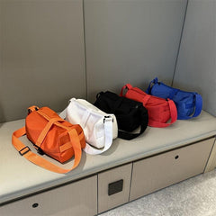 Minimalist Casual Shoulder Bag with Release Buckle