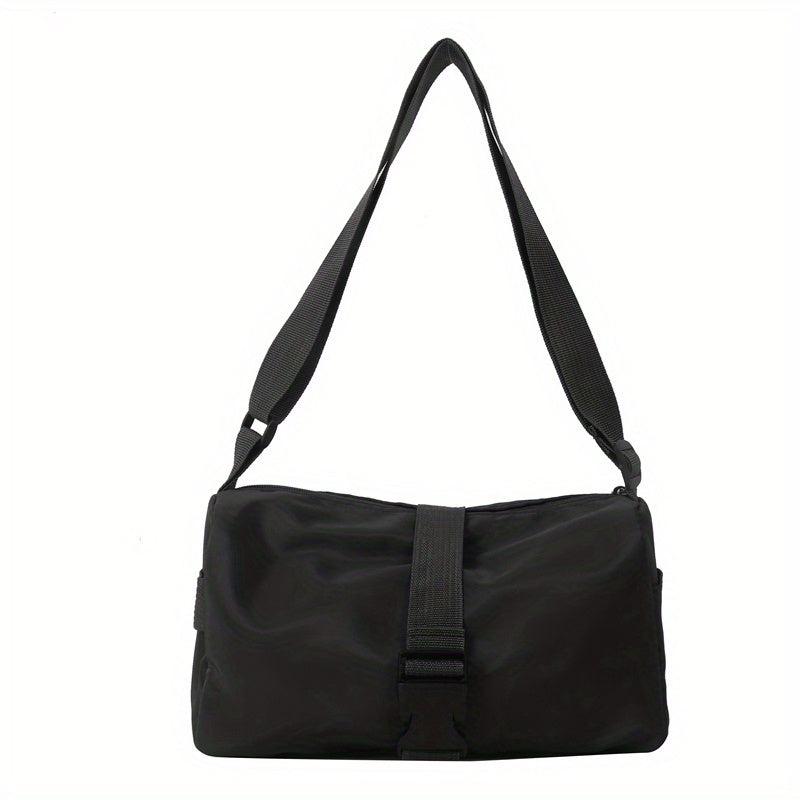 Minimalist Casual Shoulder Bag with Release Buckle