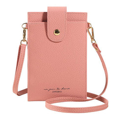 Small Faux Leather Satchel Purse for Phone, Versatile Shoulder Bag