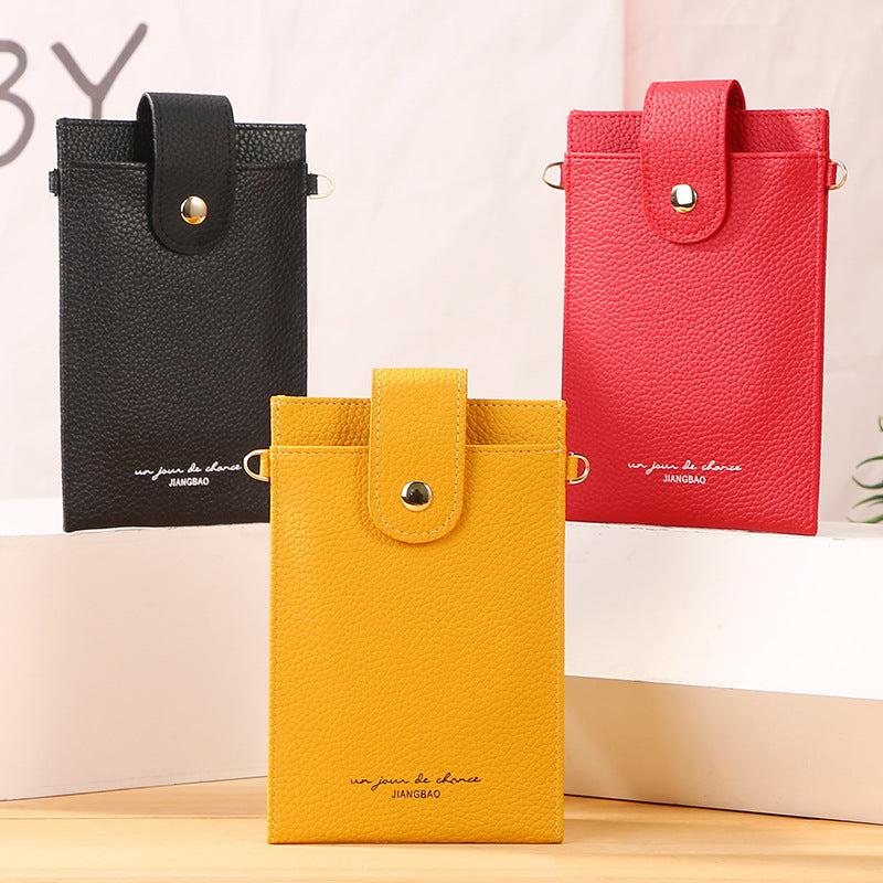Small Faux Leather Satchel Purse for Phone, Versatile Shoulder Bag
