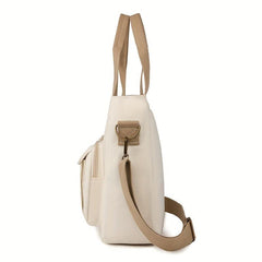 Vintage Canvas Crossbody Bag Large Tote Grunge Handbag