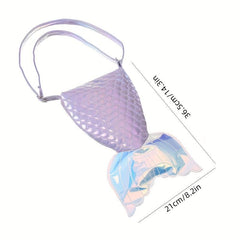 Colorful Mermaid Tail Crossbody Bag