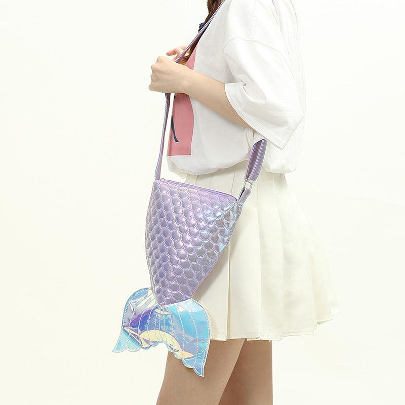 Colorful Mermaid Tail Crossbody Bag