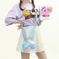 Colorful Mermaid Tail Crossbody Bag