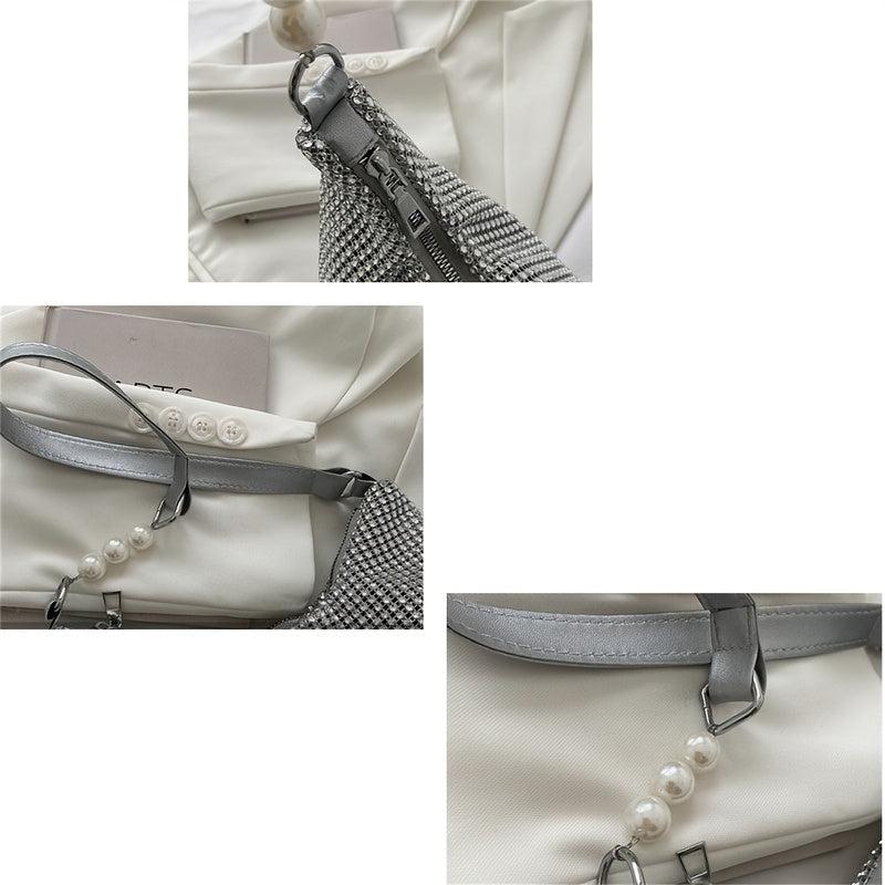 Rhinestone Shoulder Bag Crossbody Glitter Purse