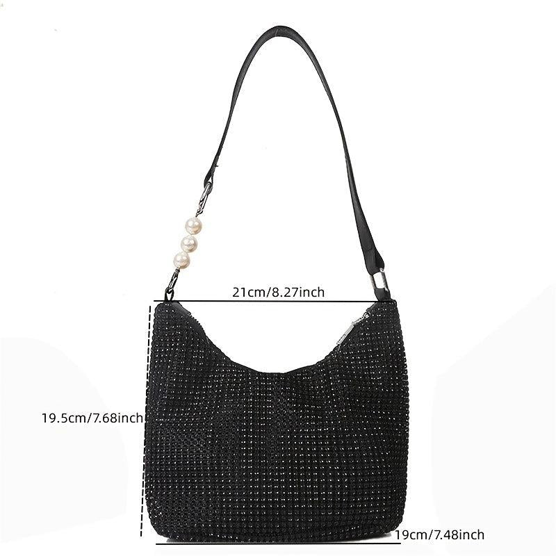 Rhinestone Shoulder Bag Crossbody Glitter Purse