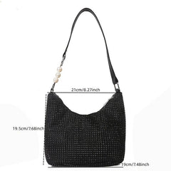 Rhinestone Shoulder Bag Crossbody Glitter Purse