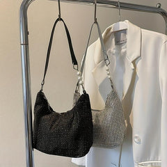 Rhinestone Shoulder Bag Crossbody Glitter Purse