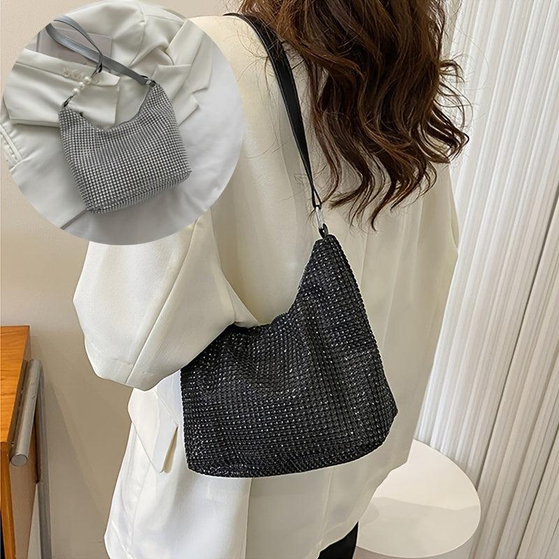 Rhinestone Shoulder Bag Crossbody Glitter Purse