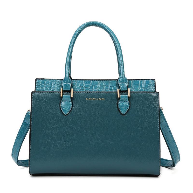 Crocodile Pattern Crossbody Bag Women's Work Purse