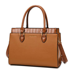 Crocodile Pattern Crossbody Bag Women's Work Purse