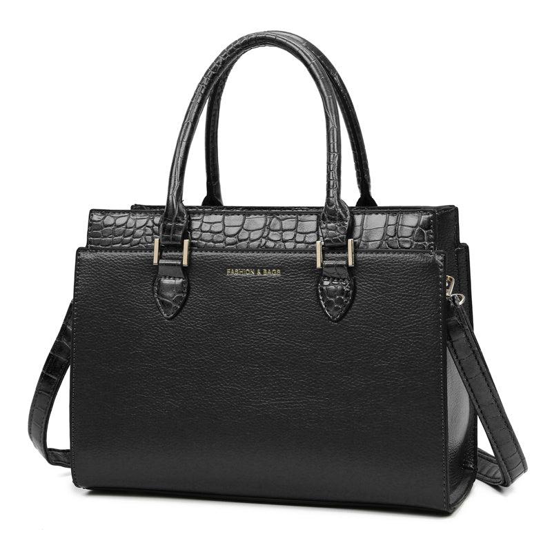 Crocodile Pattern Crossbody Bag Women's Work Purse