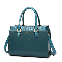 Crocodile Pattern Crossbody Bag Women's Work Purse