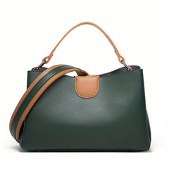 Contrast Crossbody Bucket Shoulder Bag Women's Handbags