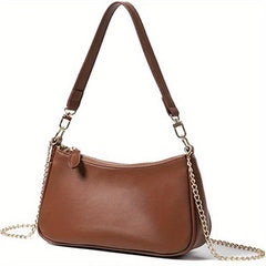 Minimalist Baguette Bag Chain Crossbody Bag