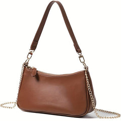 Minimalist Baguette Bag Chain Crossbody Bag