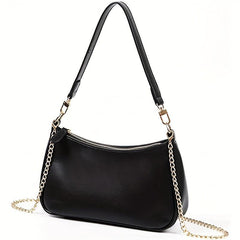 Minimalist Baguette Bag Chain Crossbody Bag