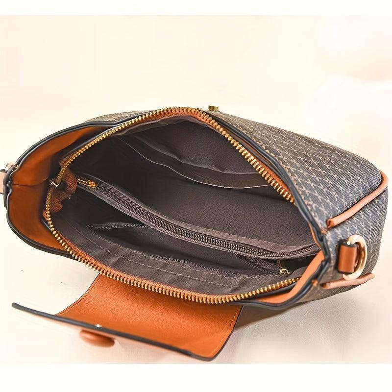 Crocodile Pattern Crossbody Bag Shoulder Hobo Bag