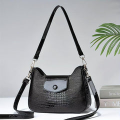 Crocodile Pattern Crossbody Bag Shoulder Hobo Bag