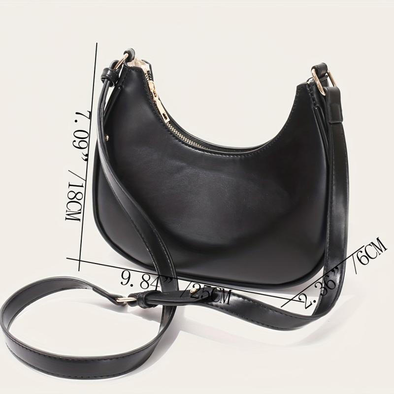 Minimalist Leather Hobo Bag Women's Shoulder Bag Underarm Purses