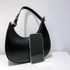 Minimalist Leather Hobo Bag Women's Shoulder Bag Underarm Purses