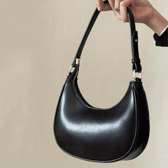 Minimalist Leather Hobo Bag Women's Shoulder Bag Underarm Purses