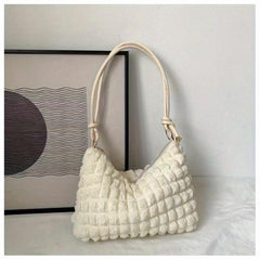Cloud Pleated Underarm Hobo Bag Shoulder Bag Women's Casual Handbag
