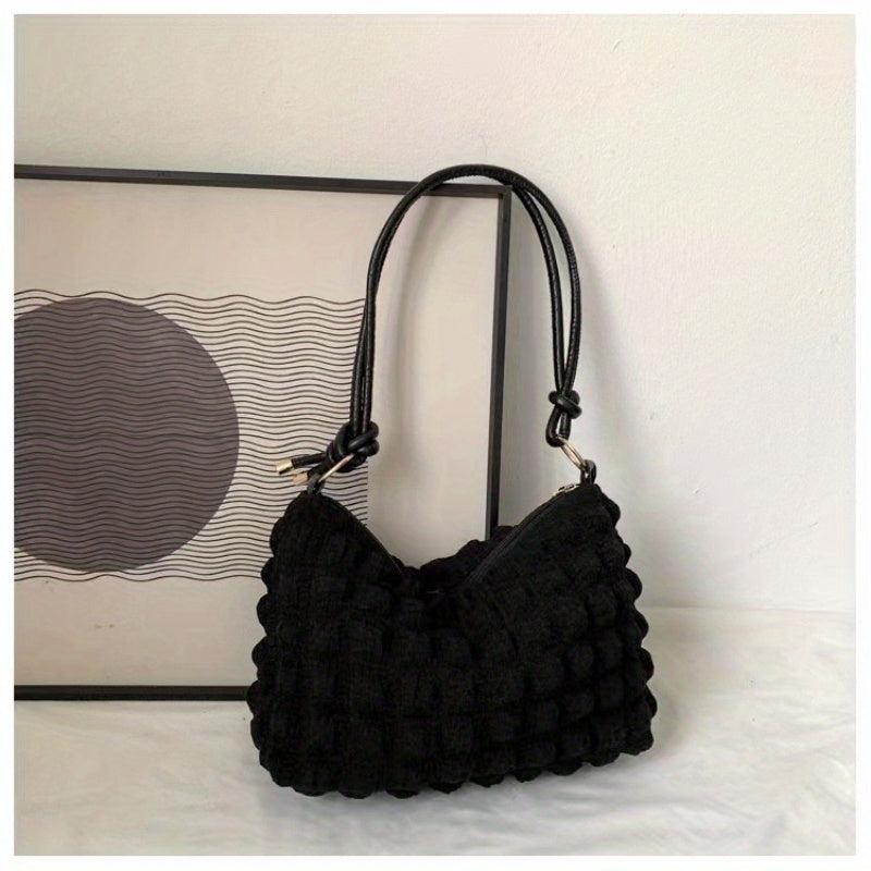 Cloud Pleated Underarm Hobo Bag Shoulder Bag Women's Casual Handbag