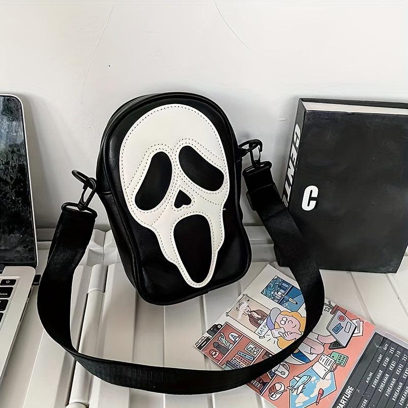 Gothic Ghost Crossbody Bag Shoulder Bag for Halloween