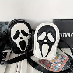 Gothic Ghost Crossbody Bag Shoulder Bag for Halloween