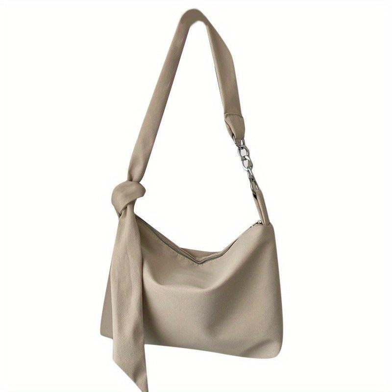 Minimalist Crossbody Hobo Bag Nylon Shoulder Bag Women's Handbag