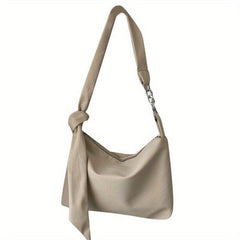 Minimalist Crossbody Hobo Bag Nylon Shoulder Bag Women's Handbag