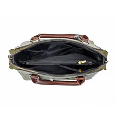 Tassel Decor Satchel Bag PU Leather Shoulder Bag Women's Double Handle