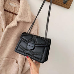 Studded Crossbody Bag Gothic Chain Shoulder Bag Vintage Purse